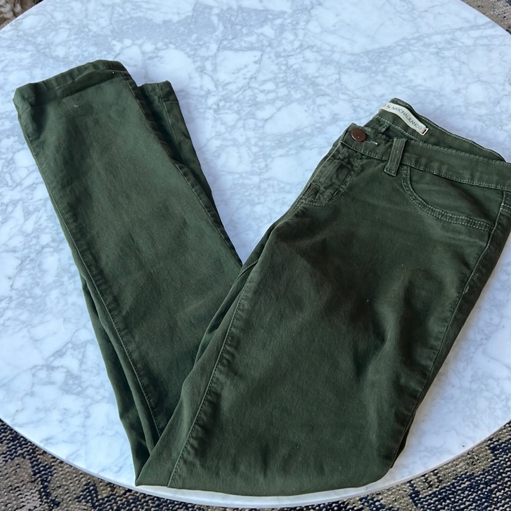 J Brand Army Green Jeans.  26